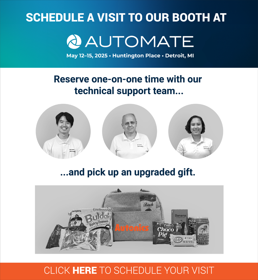Schedule your booth visit at Automate 2025